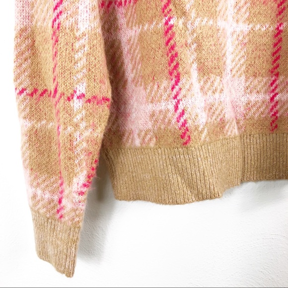 BP. Plaid Crewneck Long Sleeve Cozy Sweater - Picture 10 of 14